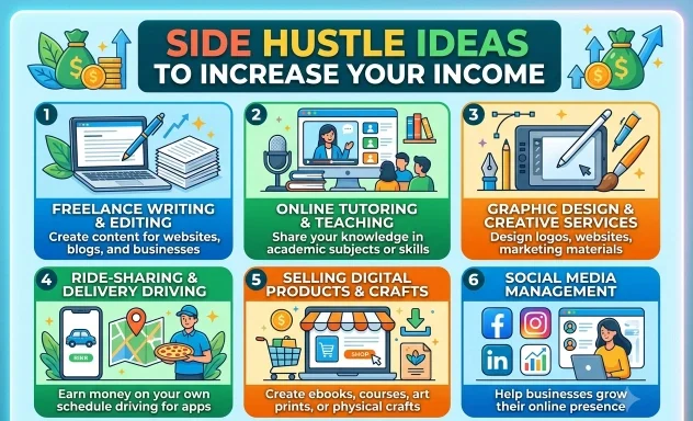 Side Hustle Ideas to Increase Your Income